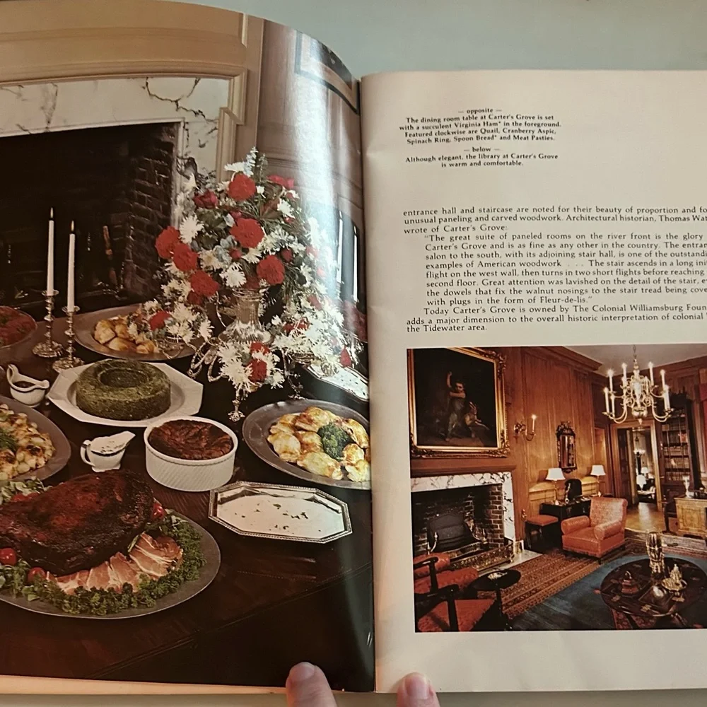 James River Plantations vintage cookbook